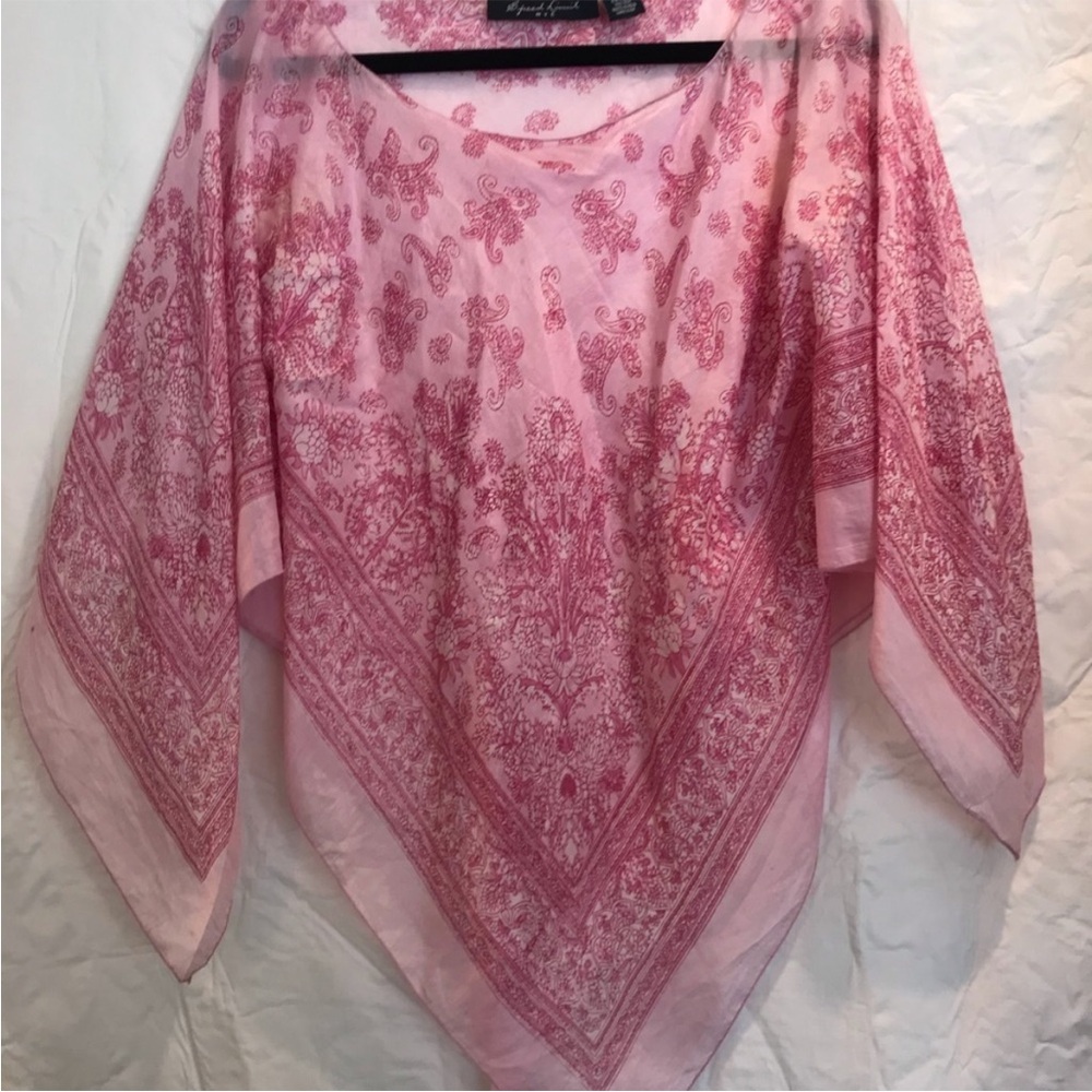 Speed Limit 98 Pink Patterned Women's Top